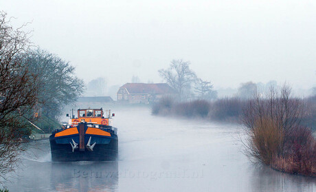 Rivier de linge in de betuwe