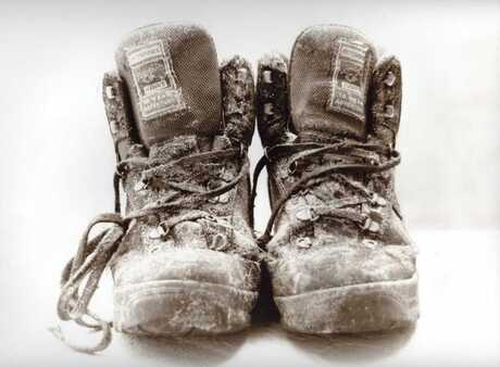 Oude schoenen