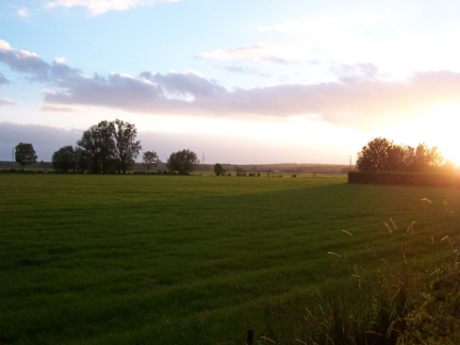 Zonsondergang in Wapenveld