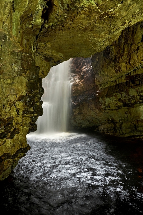 Smoo Cave waterfall