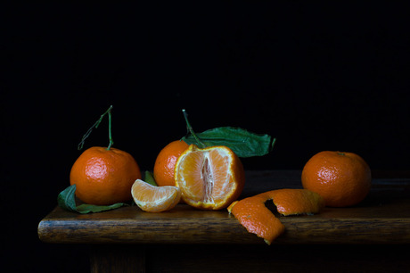 stilleven mandarijnen