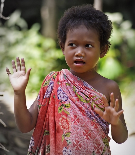 Orang Asli - native meisje in West-Maleisië