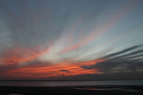 Zonsondergang aan de Oosterschelde 2