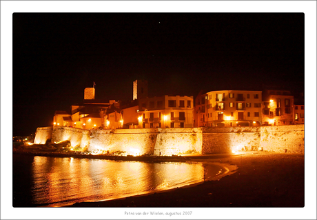 Antibes by night