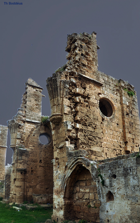 ruine van gothische kerk