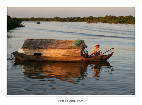 Small floating market