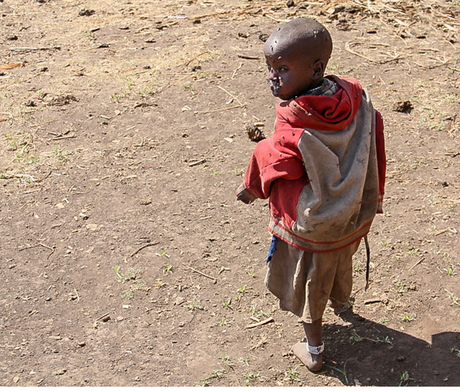 Masai kinderen Tanzania