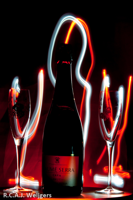 Lightpainting - Champagne