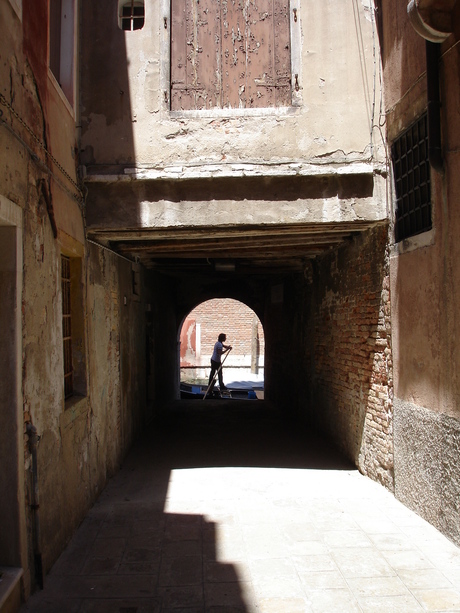 Een toevallige passant in Venetie