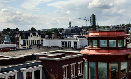 On the roof