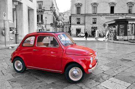 Fiat 500 Rosso