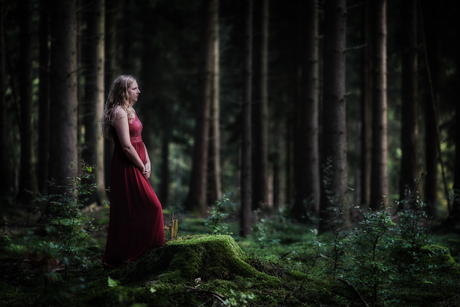 She's the moss on the floor