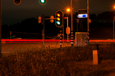 Tricolore in the night