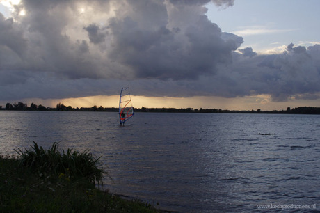 Zonsondergang bij Noor-Aa Zoetermeer