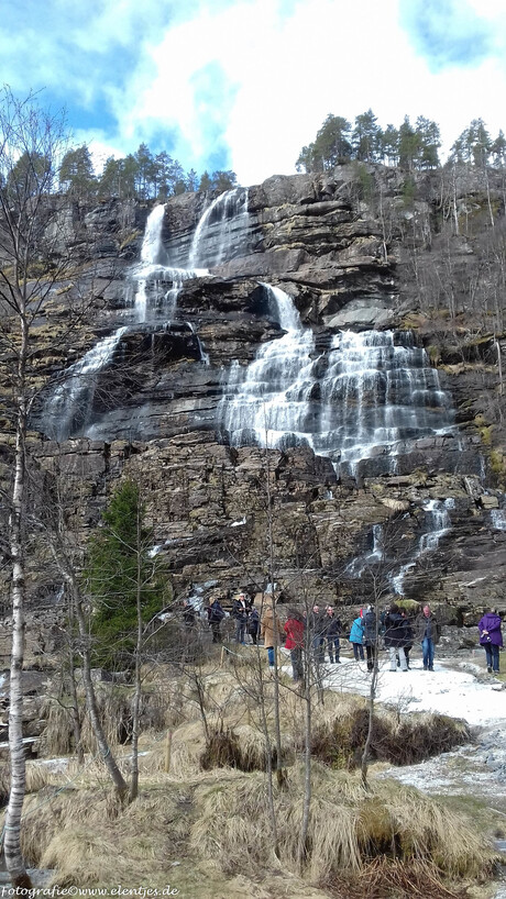 watervallen in Tvinde