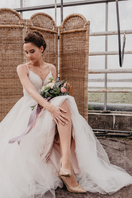 Styled bridal shoot