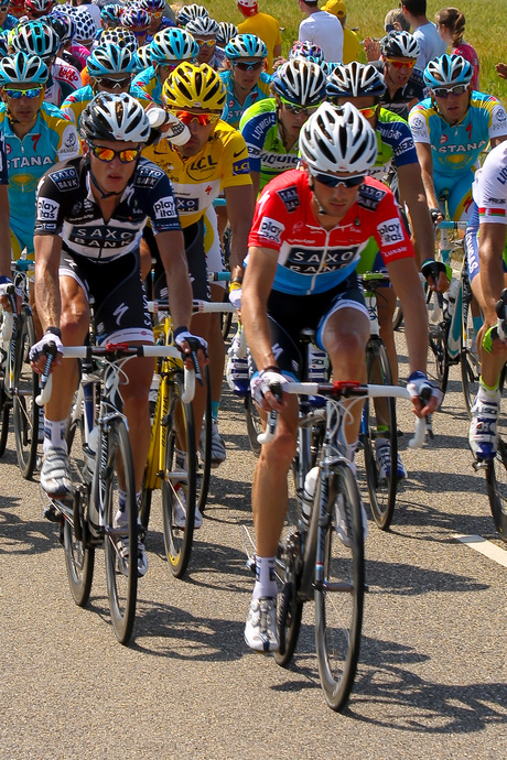 Fabian Cancellara in het geel