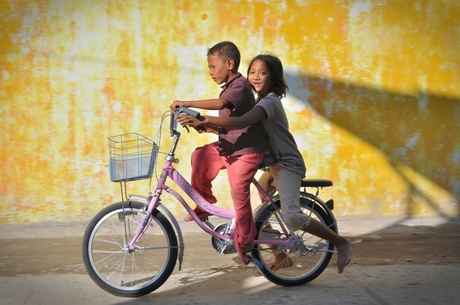 Straatbeeld op Gili Tarawan Lombok