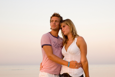 Portret op het strand