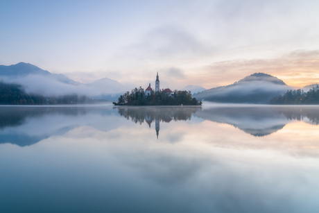 Blue hour Bled