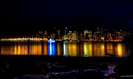 Vancouver by night..
