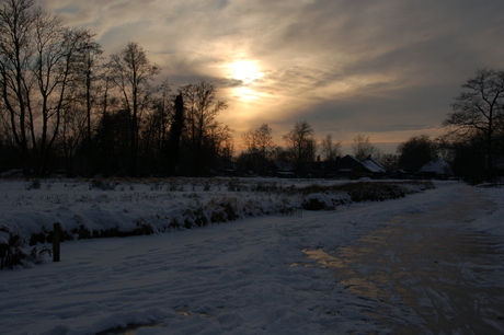 Ondergaande zon