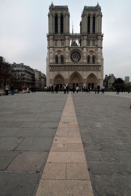 Pad naar de Notre Dame