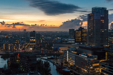 Zonsondergang Rotterdam