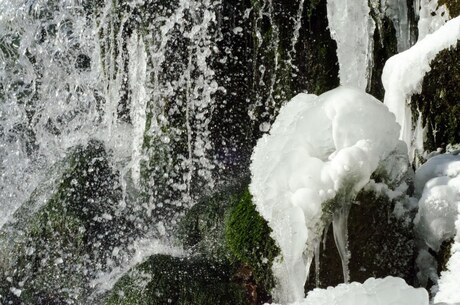 Winter 2012; waterval park Sonsbeek in Arnhem