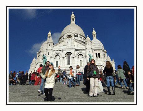 De trappen van de Sacre Coeur