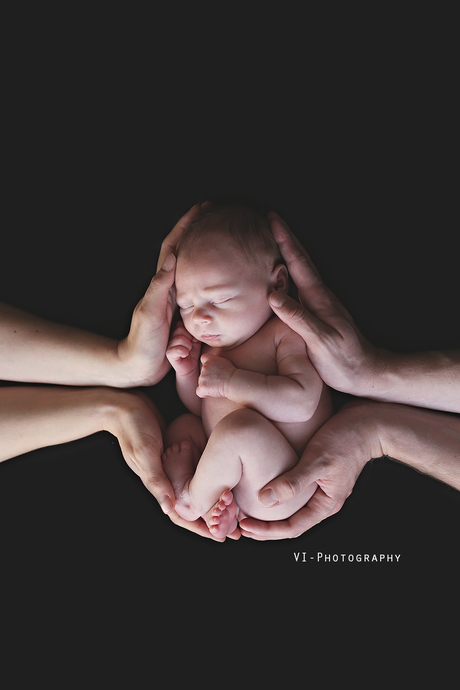 Veilig tussen papa en mama in