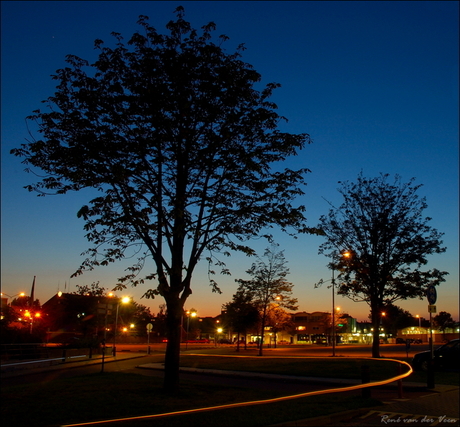 Meppel in avondlicht