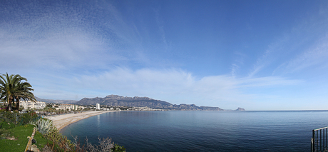 Costa Blanca. Calpe in de verte.