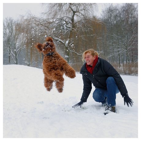 Winterpret met Bubbles