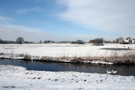 Besneeuwd dommeldal