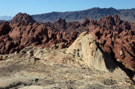 Valley of Fire, three colours