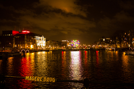 Magere Brug Amsterdam by night
