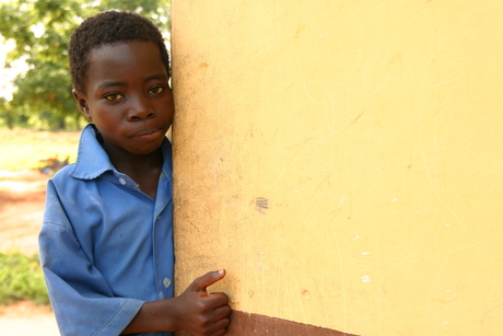 Schooljongen in Ghana