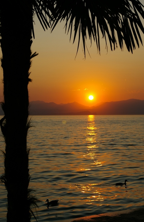 Zonsondergang Lazise