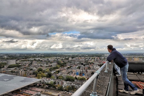 I'm on top of Rotterdam!