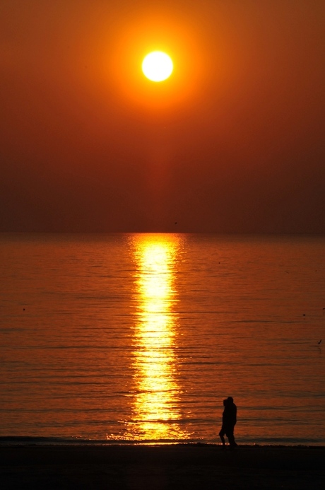 Zonsondergang Noordwijk