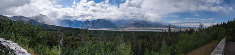 Panorama Waterton-Glacier