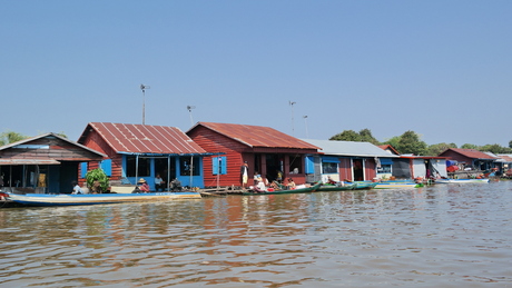 Huisjes op het water