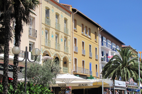 Gevels in Port Vendres