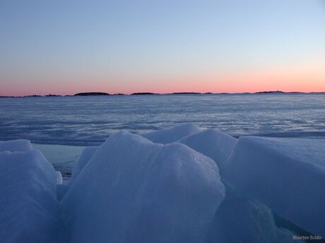 Bevroren zee Finland 2