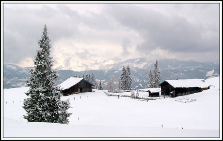 Winter in de alpen