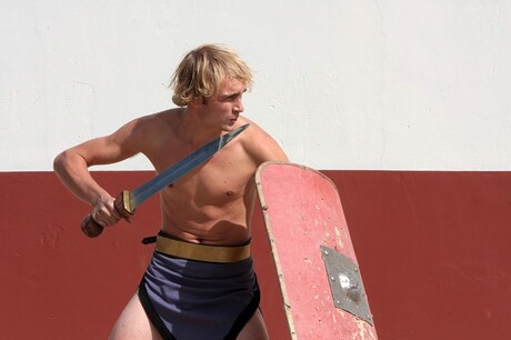 Blonde gladiator