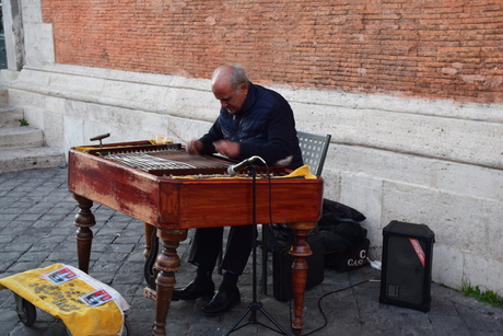 Straatmuzikant Rome