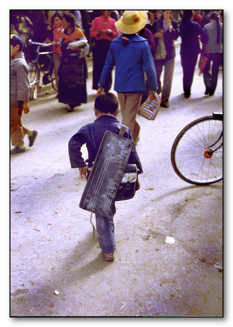 TIBET LHASA THE HEAVY LOAD OF KNOWLEDGE