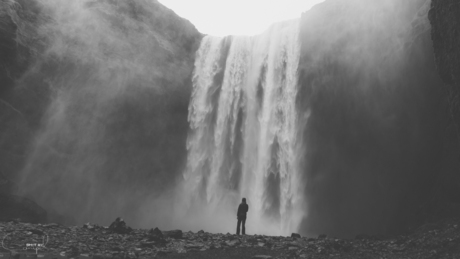 Amazed by Skogafoss